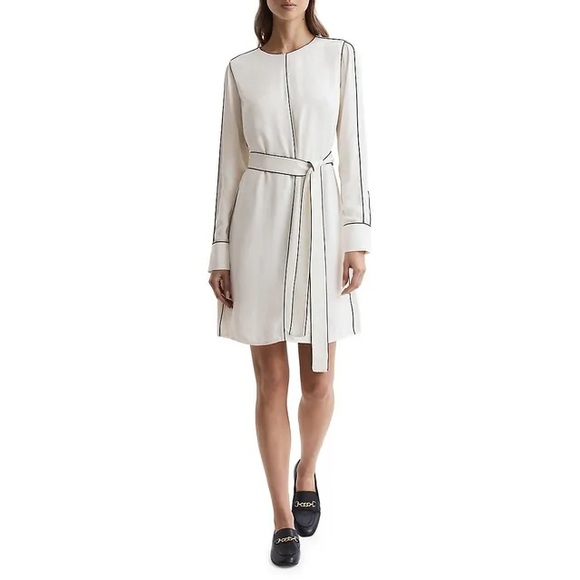 Reiss Elainy Belted Trim Dress - Picture 4 of 4